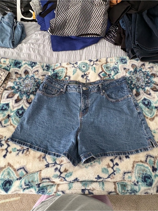 wild fable Pants - wild fable Light Blue High-Rise Denim Shorts